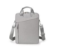 FonHNDG Sacoche pour ordinateur portable Sac for ordinateur portable 13.3 14 pouces sac à dos bandoulière main de banlieue d'affaires décontracté mode(Light Gray,13.3 inch)