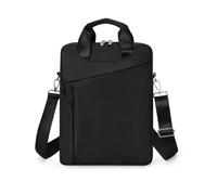 FonHNDG Sacoche pour ordinateur portable Sac for ordinateur portable 13.3 14 pouces sac à dos bandoulière main de banlieue d'affaires décontracté mode(Black,14 inch)