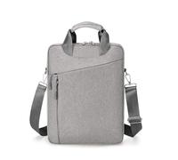 FonHNDG Sacoche pour ordinateur portable Sac for ordinateur portable 13.3 14 pouces sac à dos bandoulière main de banlieue d'affaires décontracté mode(Grey,14 inch)
