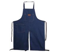 FonHNDG Tablier artistique en céramique avec fente à l'ava Tablier de poterie ajustable à jambes fendues avec poche, salopette anti-boue for la sculpture sur céramique et le travail du bois