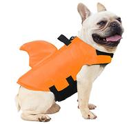 FONLAM Gilet de Sauvetage pour Chien Gilet de Securité Chiot Piscine Bouée de Sauvetage Maillot de Bain Petit Chien Moyen Natation (XS, Orange)