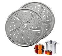 FONLLAM Lot de 2 supports de conserve pour boîte à pression, support d'autocuiseur en acier inoxydable de 27,9 cm, compatible avec Presto, All-American et plus encore