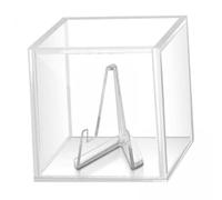 Fonowx 2x Boîte de Présentation pour Médiators de Guitare, Présentoir avec Support, Support Transparent, étui pour Médiators de Basse électrique, Idéal pour, 3 pièces