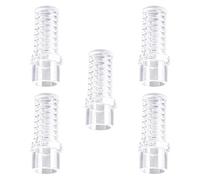 Fonowx 5 Pièces Aquarium Drain Connector Adaptateur Tuyau Filtre Acrylique Installation Rapide Résistant à la Chaleur Convient pour Aquarium Bassin de, Diamètre Extérieur