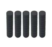 Fonowx 50 Pièces Cloning Collars Inserts Éponges Hydroponiques pour Systèmes de Culture Recharges pour Semis de Plantes de Plantation Réutilisables, Noir 4.8 Cm X 1.9 Cm