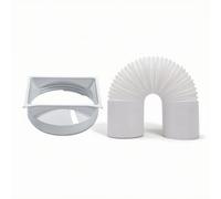 Fonowx Adaptateur pour Climatiseur Mobile Raccord Conduit Embout Kit avec Conversion Rectangulaire Vers Rond pour Gaine Flexible 150 Mm Adapté à la Maison Bureau Atelier, 2 Mètres