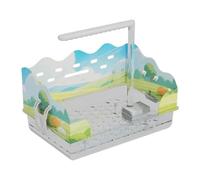 Fonowx Bain d'oiseaux avec Arrosage Automatique pour Calopsittes et, B