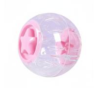 Fonowx Balle d'exercice pour Oiseau Roue Mobilité pour Perroquet Jouet d'Activité Domestique Dispositif Aéré Anti-Ennui Adaptation Pratique aux Environnement, Rose, 25CM