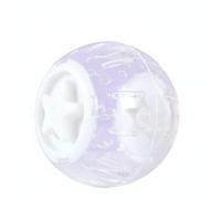 Fonowx Balle d'exercice pour Oiseau Roue Mobilité pour Perroquet Jouet d'Activité Domestique Dispositif Aéré Anti-Ennui Adaptation Pratique aux Environnement, Blanc, 25CM