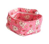 Fonowx Bandana pour Chien, écharpe pour Animaux de Compagnie, Réglable, Lavable, Confortable, Collier D'été, Tour de Cou pour L'entraînement en C, Pink and S