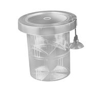 Fonowx Boîtes D' de Séparateur D'isolation, Boîte D'élevage de Réservoir de Poissons D'aquarium Transparente en Acrylique pour Guppy, 12x12cm