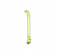 Fonowx Bouée de Plongée Tube Signalisation Surface Gonflable avec Valise Pressurisée et Sangle Réfléchissante pour Plongée sous-Marine Navigation Aventure Subaquatique , Yellow , 1.5M