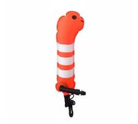 Fonowx Bouée de Signalisation de Plongée Jouet Aquatique Gonflable Gadget de Plongée Repère sous-Marin Flotteur d'apprentissage Structure Nylon et TPU, Orange, Plain