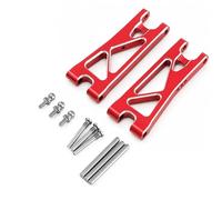 Fonowx Bras de Véhicule Bras Inférieur Arrière Amortisseur Léger Améliore Réponse et Tenue sur Compatible Châssis Miniature 1/24 Suitable pour Course Conduite Hors Route, Rouge