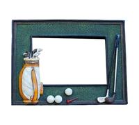 Fonowx Cadre Photo de Golf, Support Photo En Résine MDF, Cadre Photo Décoratif à Poser, Objet de Décoration à Faire Soi-même, Souvenir pour Les Parents et Le, 6 Pouces Horizontal