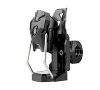 Fonowx Cage à Bouteille Vélo en Résine Noire Joint Montage Auto Adaptatif Orientation Rotative Complète pour Une Utilisation Facile d'une Seule Main Adapté aux