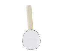 Fonowx Câge pour Animaux de Compagnie, Chiens Que La Tasse Alimentaire pour Animaux de Compagnie, Réutilisable, Accessoires D'outils de Cuillère pour Chats à, Beige