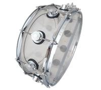 Fonowx Caisse Claire Acrylique Tambour Percussion Batterie Snare Transparente Fût Solide Réponse Rapide Matériaux Métal Tension Uniforme, Transparent, Tambour En Acrylique Transparent 14 5.5