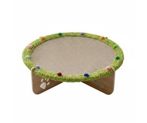 Fonowx Canapé Griffoir pour Chat Sofa Griffoir Lit Banquette Tapis à Forte Densité pour Griffades Structure Stable pour Grands Félins Soutien, 50CM