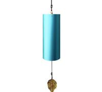 Fonowx Carillon à Main Carillon Carillon à Vent Cloche Décorative Ornement Suspendu en Métal et Bambou Finition Peinte Sobre Installation Simple Convient Véranda Méditation Lecture, Style to 2