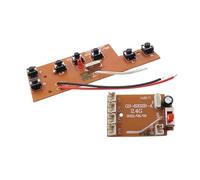 Fonowx Carte émetteur et Récepteur RC 7CH, Bricolage Modifié pour Télécommande de Voiture RC
