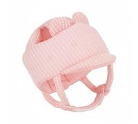 Fonowx Casque de Protection Pédiatrique avec Rembourrage Intégré Respirant Fermeture Sécurisée Adapté à l'Intérieur Sortie Activités d'Éveil, Rose
