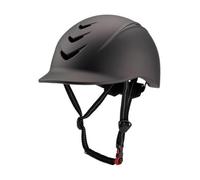 Fonowx Casque d'Équitation à Visière pour Sports Équestres Coque Externe Mousse Intérieure orbante pour s Longues Leçons