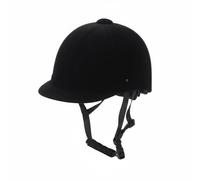 Fonowx Casque d'Équitation Jeune Casque de Cheval Casque d'Équitation Classique Casque de Protection Enfant avec Coque Velours et Mousse Boucle Ajustable et