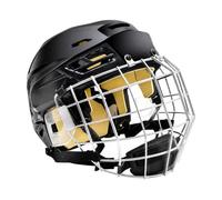 Fonowx Casque Hockey Cage Faciale à Cverture Complète Casque Hockey sur Glace Robuste pr Séances D'entraînement