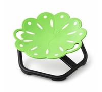 Fonowx Children Training Seat Chaise Enfant Rotative Siège Sensoriel Fauteuil Pivotant Chaise d'Entraînement Assise Fleur et, Métal Base-Vert, Chaise Pivotante Lumineuse en Forme De Paon
