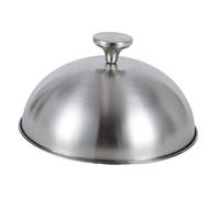 Fonowx Cloche de Cuisson Couvercle Alimentaire Dôme de Cuisson Couvercle pour Steak et Couvercle D'Arrosage avec Construction Cintrée pour Concentrer La Cha, 24 Cm X 12.5 Cm
