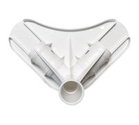 Fonowx Connecteur d'angle de Piscine Carrée Raccord en de Structure Emboîtement Tubulaire Pièce de Rechange Plastique Moulé Robuste Maintien Serré Adapté aux, Blanc