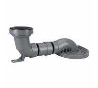 Fonowx Connecteur de Drain de Toilette Modularité Réglable Ajustement Anticolmatage Raccord Antifuite Conçu pour Adaptation des Toilettes Installation et, 350MM, Kohler Simple