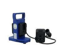 Fonowx Convertisseur d'Énergie Extérieure Adaptateur Outil sans Fil Source d'alimentation Unité Portable avec Porte-Outil Lumière LED Affichage d'État