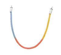 Fonowx Corde à Cage à Cage Barsch Cordon Corde Parrot Corde Soins Flexible Cotton STUPS pour LOCA, 60cm