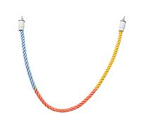 Fonowx Corde à Cage à Cage Barsch Cordon Corde Parrot Corde Soins Flexible Cotton STUPS pour LOCA, 80cm