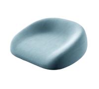 Fonowx Coussin d'Assise Enfant Surélévateur Ergonomique Mémoire Résiliente Bretelles Sécurité Convient pour Jeux Repas en Famille Étude Maison, Bleu, 6-8cm
