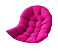 Fonowx Coussin de Siège Egg Chair, Coussin épais Conçu pour Les Espaces Extérieurs, Rose Rouge