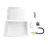 Fonowx Couvercle Anti-poussière Rectangulaire en Verre Acrylique Transparent pour Meuleuses et Polisseuses électriques D'établi - Protection et