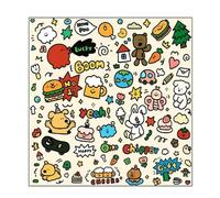 Fonowx Couverture pour Chat Anti-griffure Gaine de Soin en Polyester Doux Wrap Polyvalent pour Animaux Fermeture Forte et Sécurisée Convient à La Coupe des O, 55cmx55cm