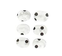 Fonowx Drum Damper Pad Gel Atténuateur de Batterie Tampon Silencieux Coussin Anti-harmoniques en Silicone Réutilisable Lavable Positionnable Adapté à la Pratique Enregistrement Scène, Point Noir