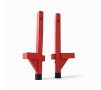 Fonowx Échasses pour Enfants d'Équilibre en Bois de Marche d'Entraînement Stabilité Renforcée avec Pédales Élargies et, 30CM, Child