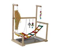 Fonowx Échelle de Jeu pour Oiseaux Aire de Jeux pour Oiseaux pour Colibris, Perruches et Merles Bleus