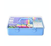 Fonowx Educational STR Kit Pédagogique de Molécules Ensemble Expérimental VSEPR Sphères et Connecteurs Pièces Orbitales Plastique avec Boîte Claire Adapté à