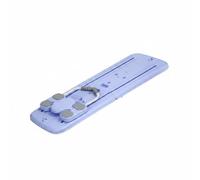 Fonowx Entraîneur Abdominal Hommes Planche Abdos Banc Abdominaux Appareil de Musculation avec Structure Double Appui et Patins Antidérapants en PP Pliable, Violet, Violet Fantaisie