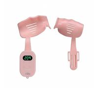 Fonowx Entraîneur de Doigts pour Enfants Guzheng Guide des Doigts Support de Main Accessoire de Formation Plastique Centrage de la Main Sangle Sécurisée, Rose Tendre, Grand A1 Pro
