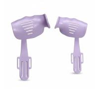 Fonowx Entraîneur de Doigts pour Enfants Guzheng Guide des Doigts Support de Main Accessoire de Formation Plastique Centrage de la Main Sangle Sécurisée, Violet Mauve, Grand A1