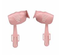 Fonowx Entraîneur de Doigts pour Enfants Guzheng Guide des Doigts Support de Main Accessoire de Formation Plastique Centrage de la Main Sangle Sécurisée, Rose Tendre, Grand A1