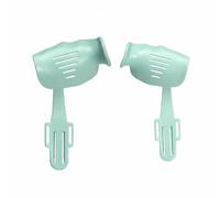 Fonowx Entraîneur de Doigts pour Enfants Guzheng Guide des Doigts Support de Main Accessoire de Formation Plastique Centrage de la Main Sangle Sécurisée, Vert Saule, A1 Grand