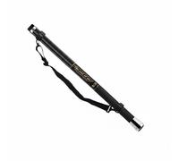 Fonowx Épuisette de Pêche Télescopique Manche Tige d'Atterrissage Manche Extensible Finition Texturée en Carbone Embouts Métal Robustes Adaptée à Kayak de Mer Float-Tube Barque, Noir, Noir, 8M
